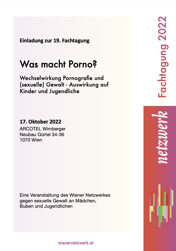 Flyer Fachtagung 2022 des Wiener Netzwerk